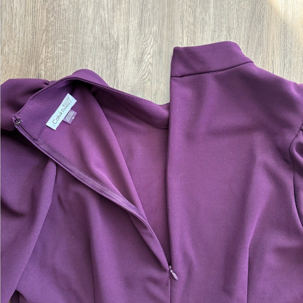 Calvin Klein Purple Mini Dress - Picture 3 of 3